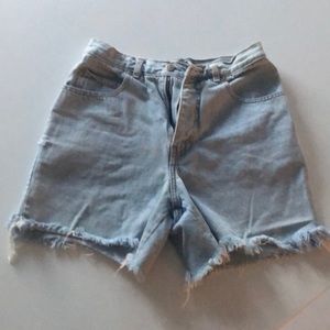 Vintage jean shorts